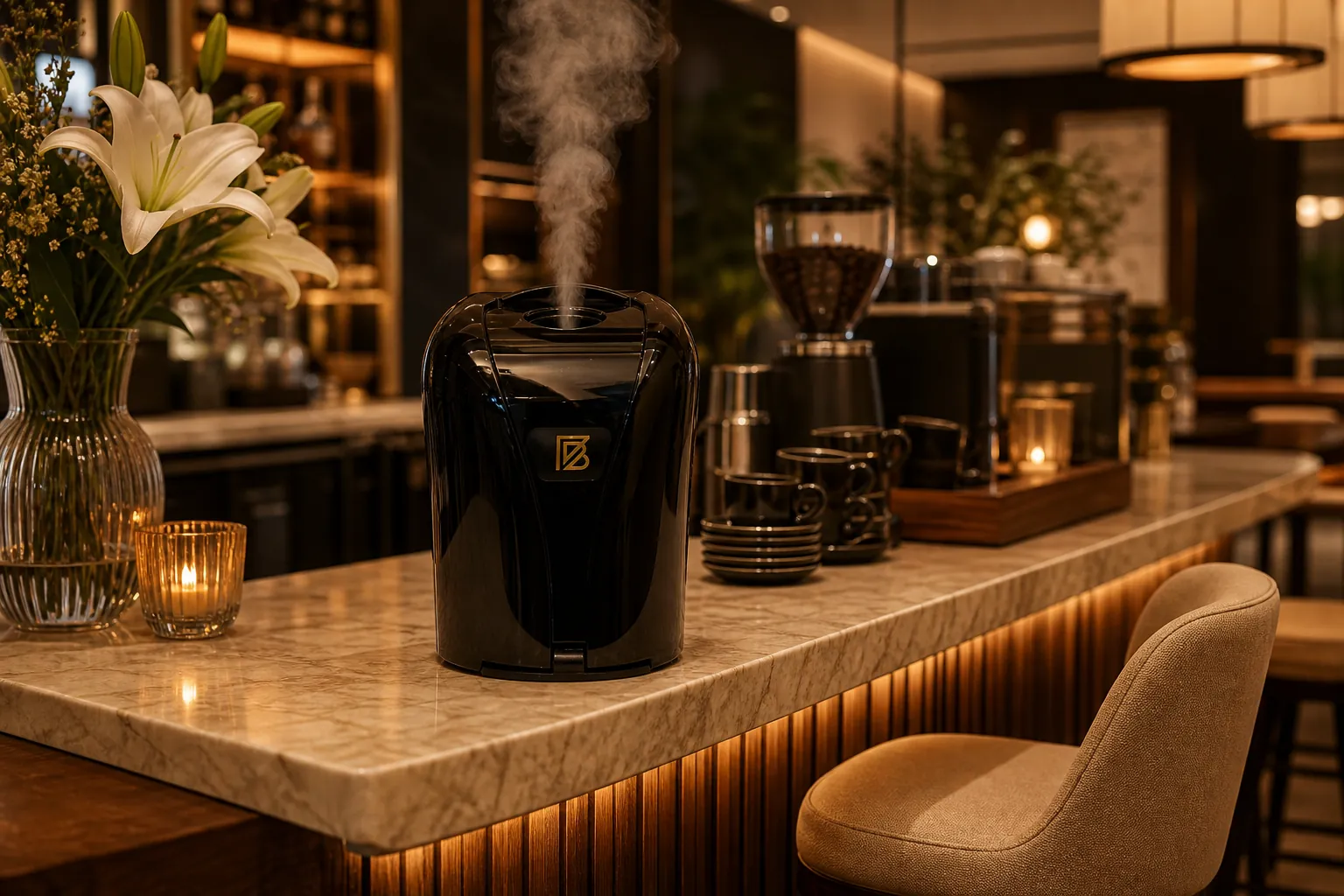 Restoran ve cafede Signatra koku cihazı